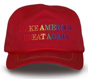 MAGA hat sold by the POTUS campaign (Trump-Pence Campaign Shop)